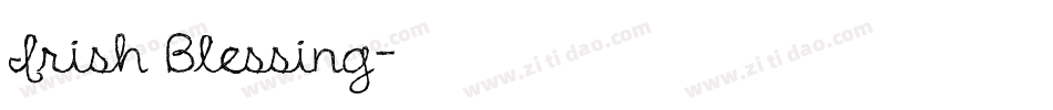Irish Blessing字体转换